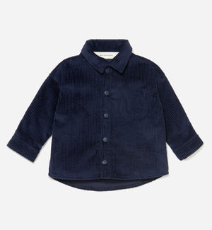 Navy Corduroy Overshirt