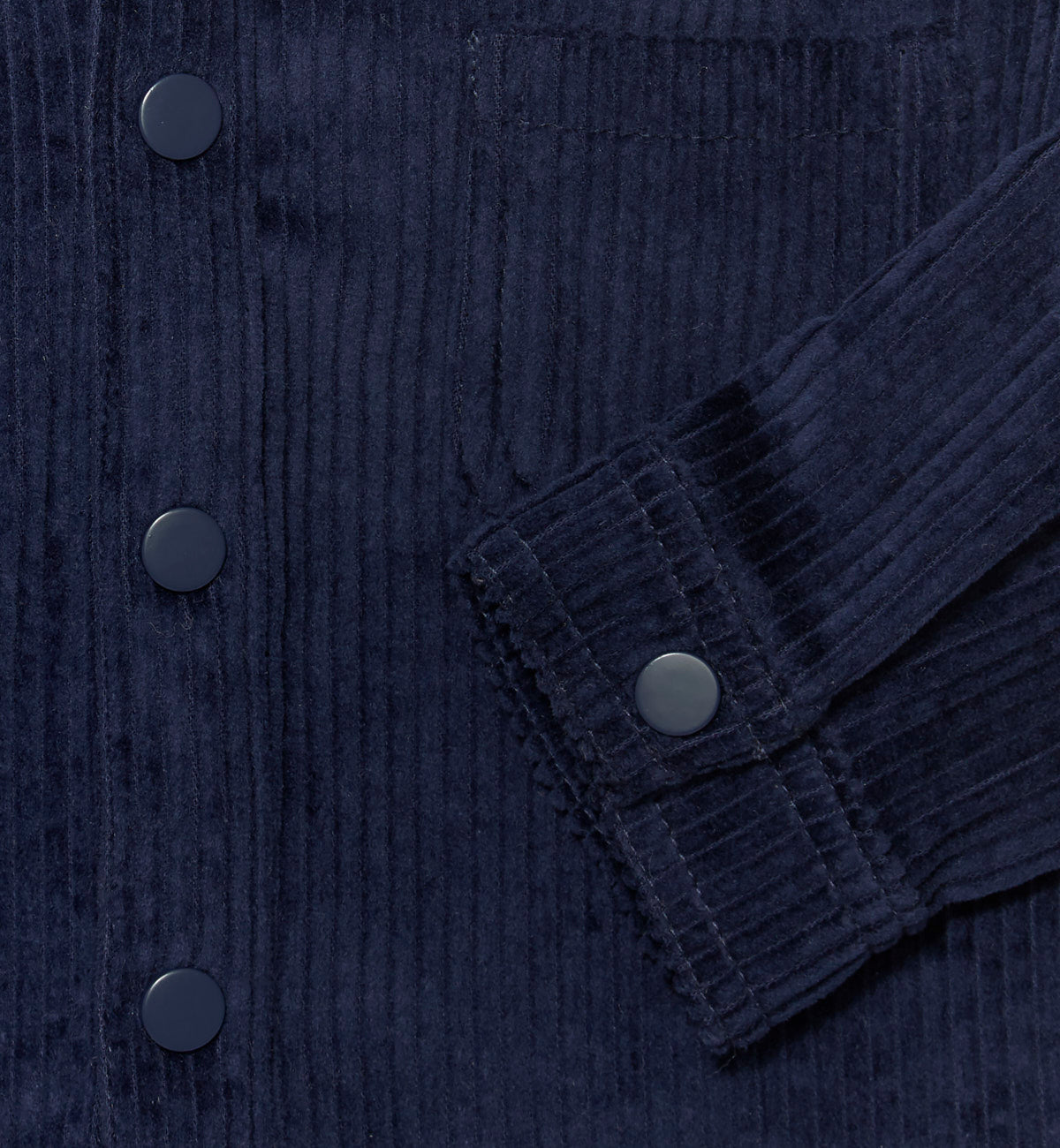 Navy Corduroy Overshirt