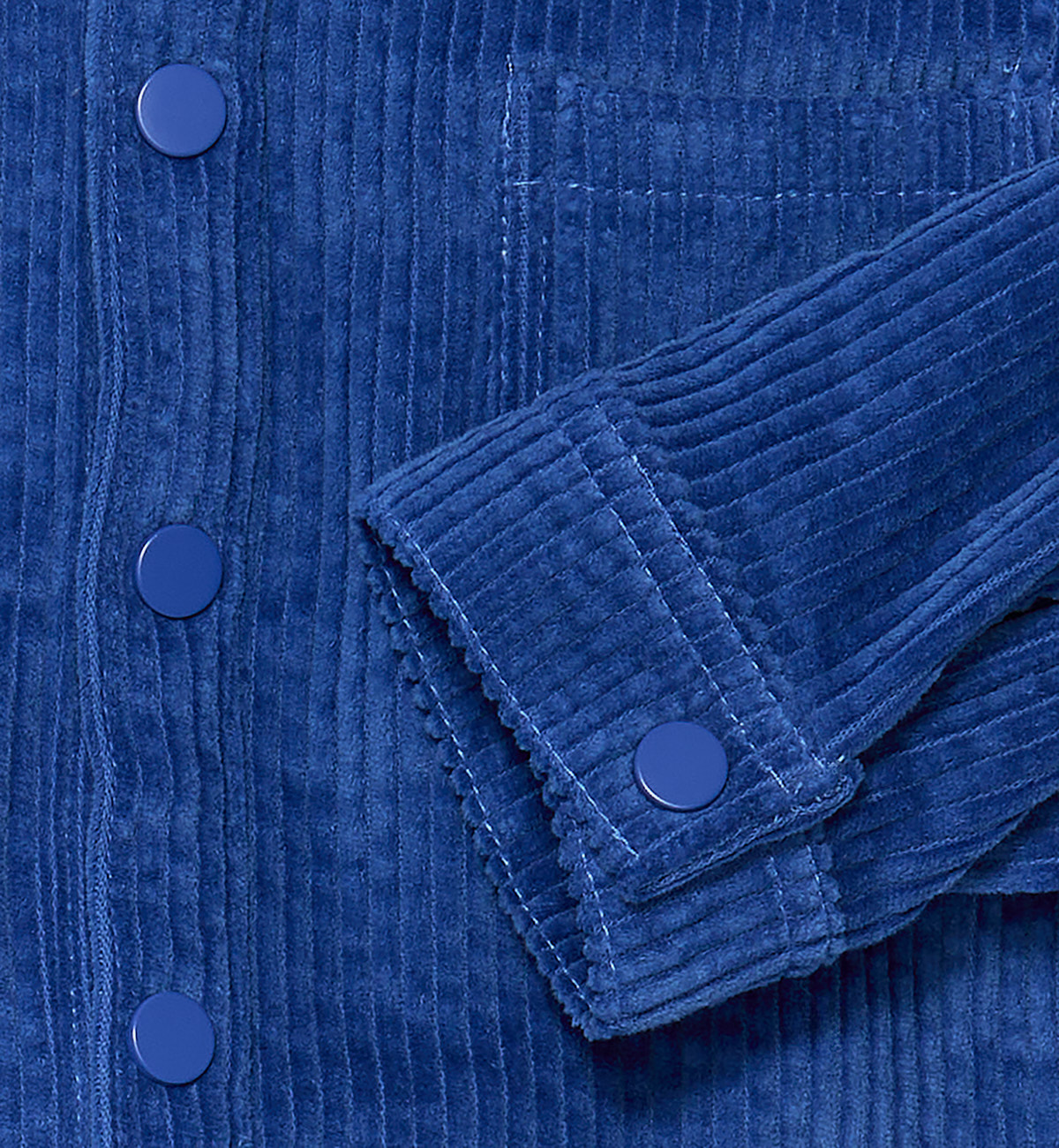 Blue Corduroy Overshirt