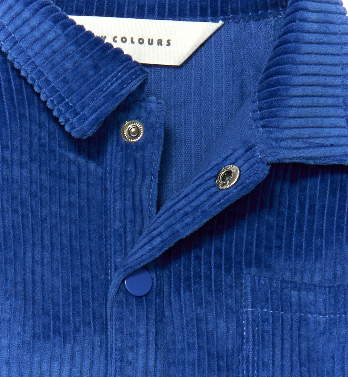 Blue Corduroy Overshirt