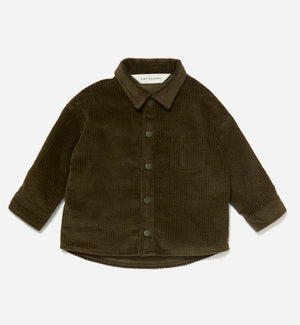 Khaki Corduroy Overshirt