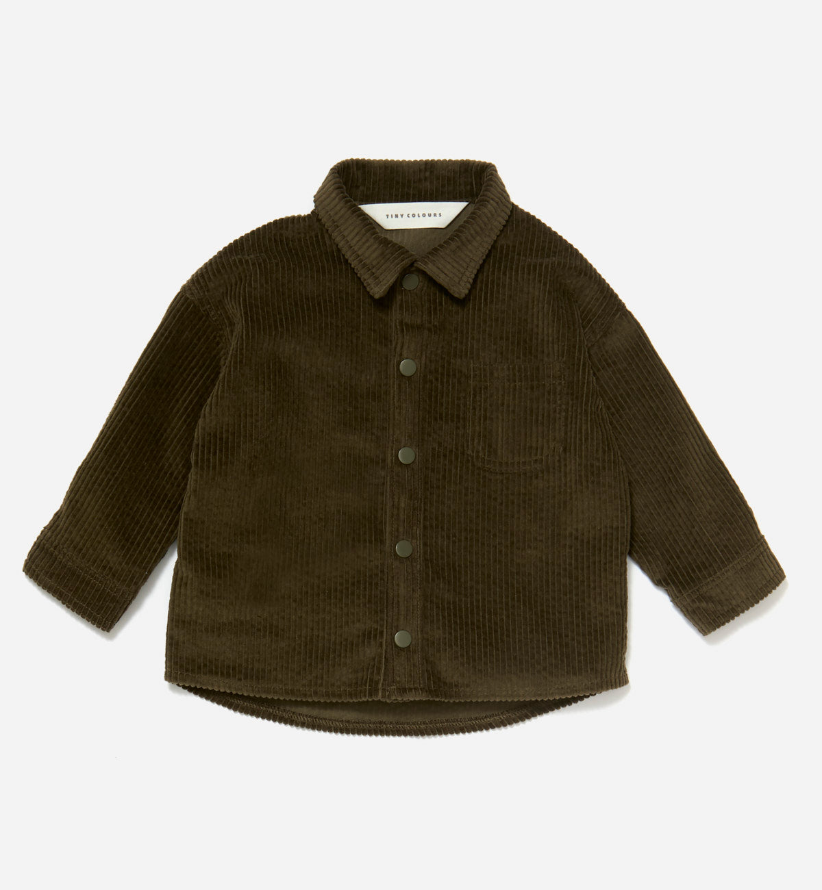 Khaki Corduroy Overshirt