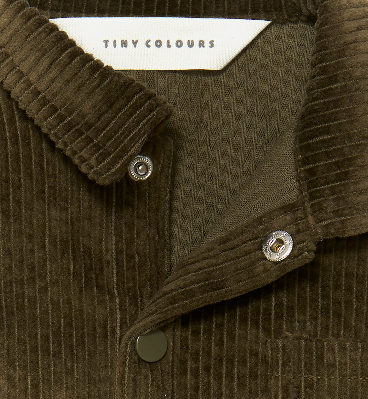 Khaki Corduroy Overshirt