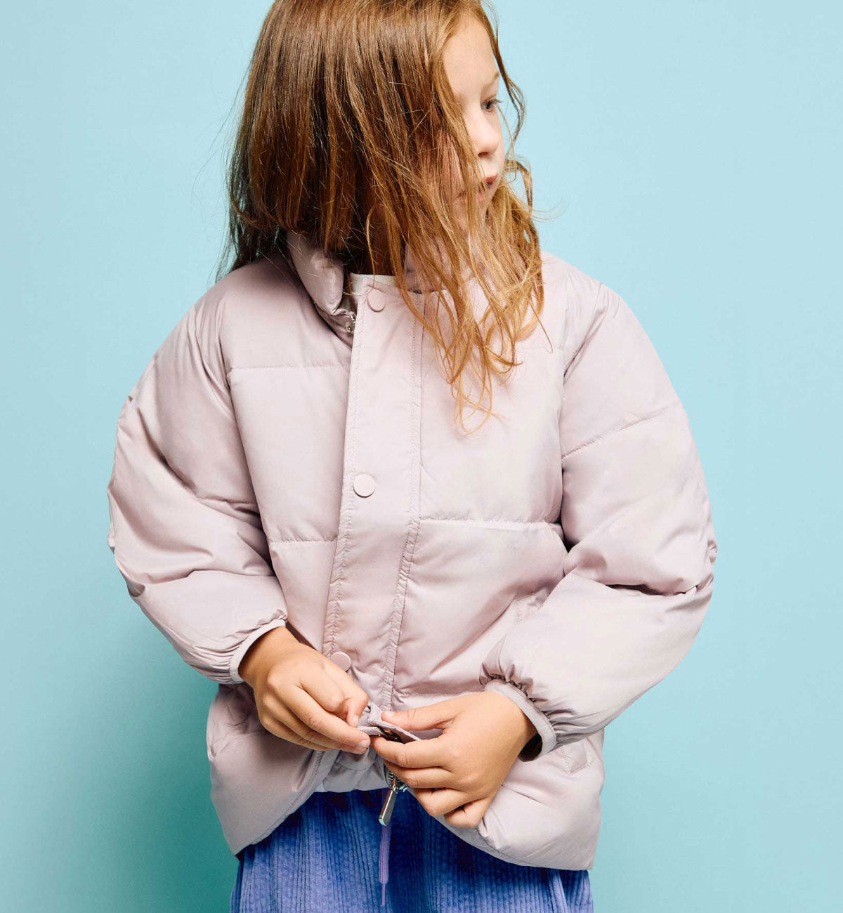 Lilac Puffer Jacket